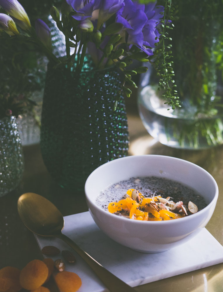 Chiapudding med kokosmelk