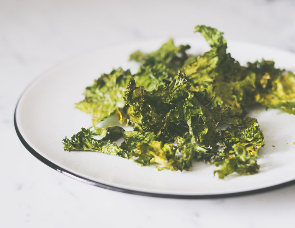 Kale chips, grønnkål chips