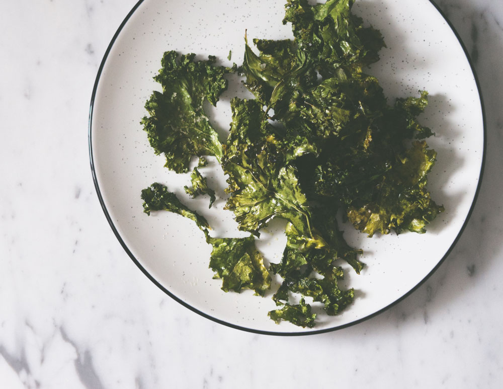 Kale chips, grønnkål chips