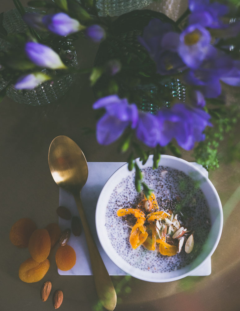 Chiapudding med kokosmelk