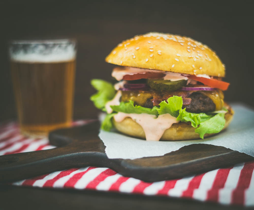 Hjemmelaget hamburgerbrød