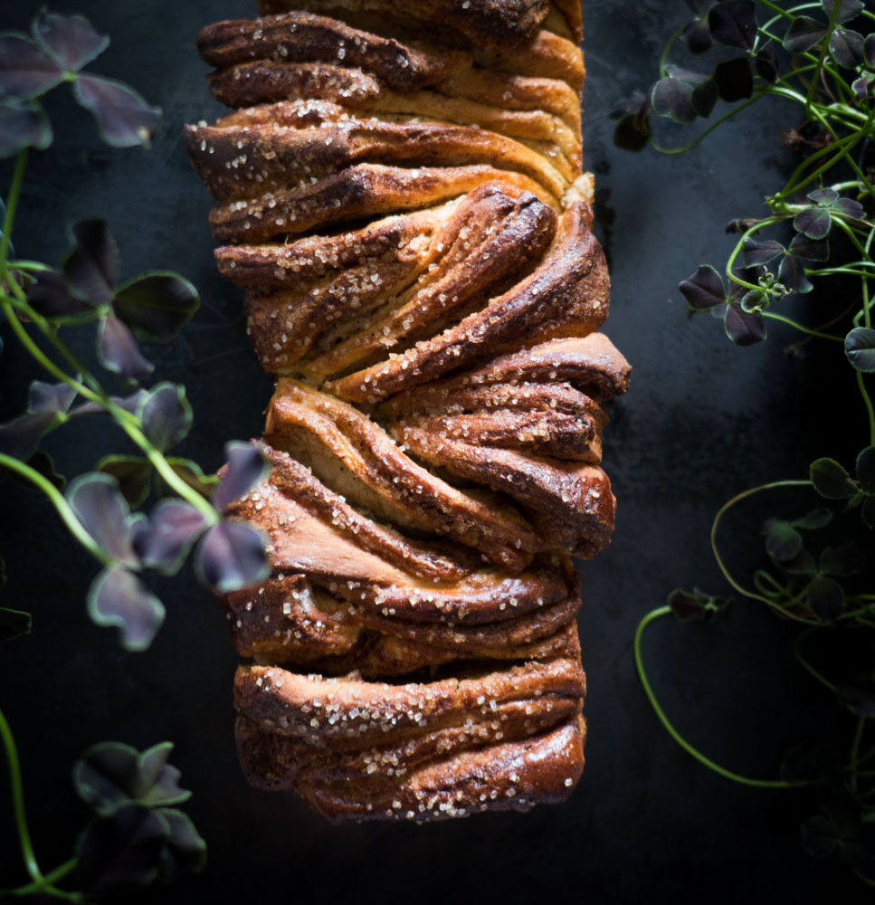 stablebrød med kanel og sukker