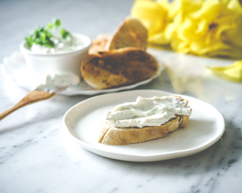 sommersalat med vannmelon og blomkål