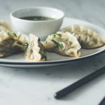 dumplings med sopp og vårløk