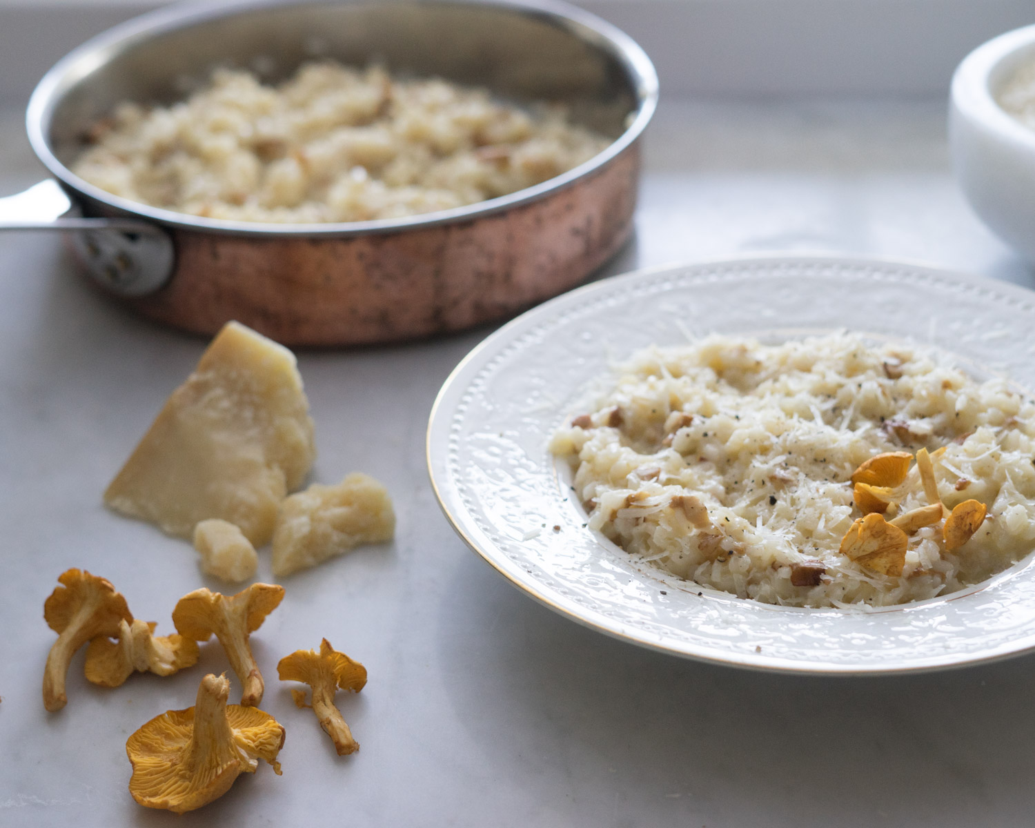 risotto med kantarell