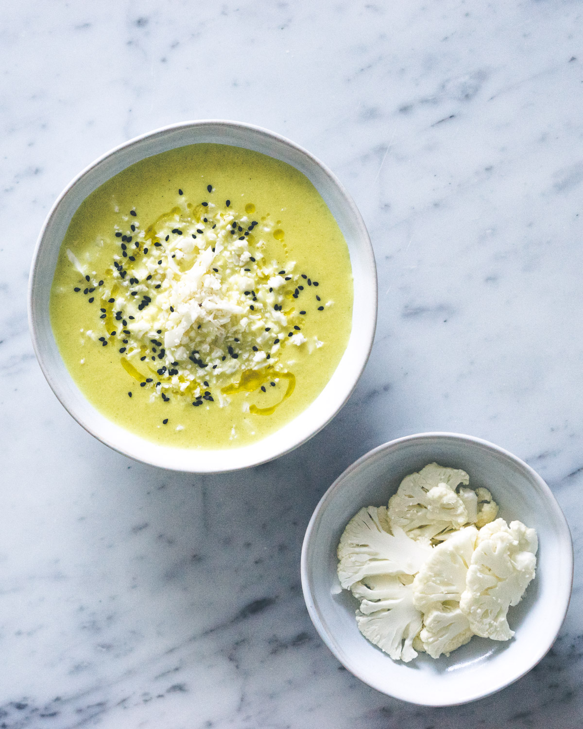 blomkålsuppe med karri