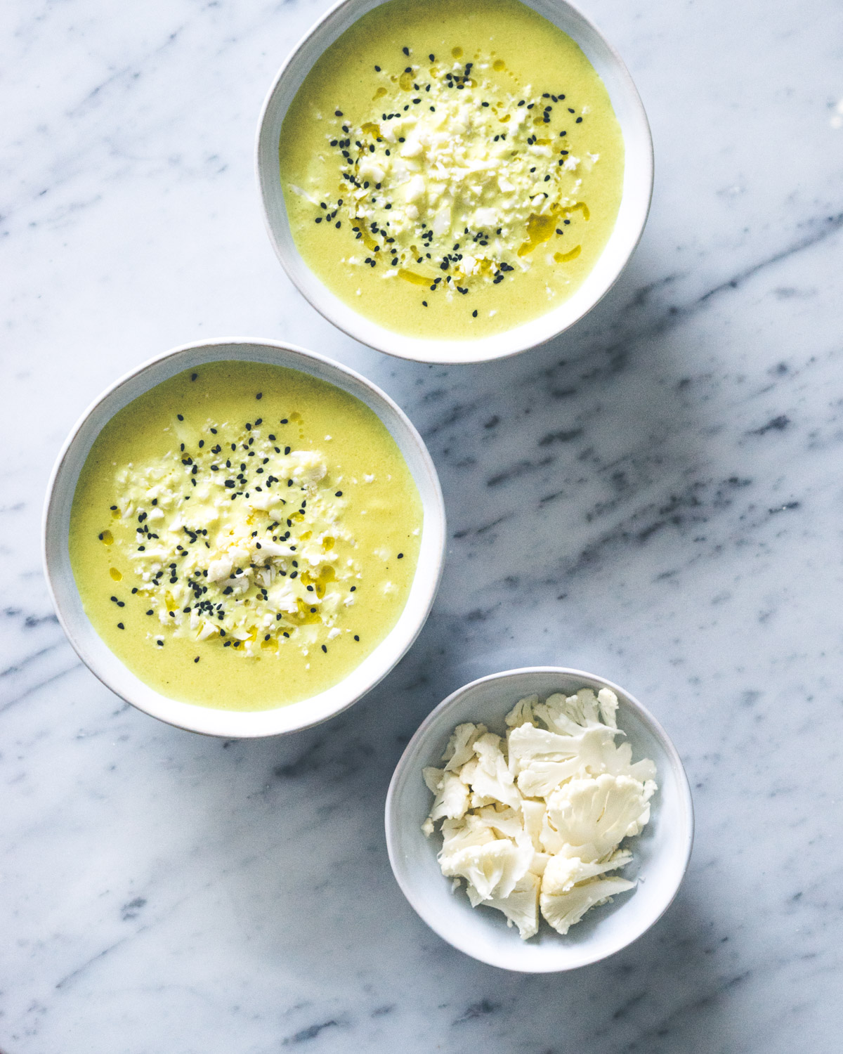 blomkålsuppe med karri