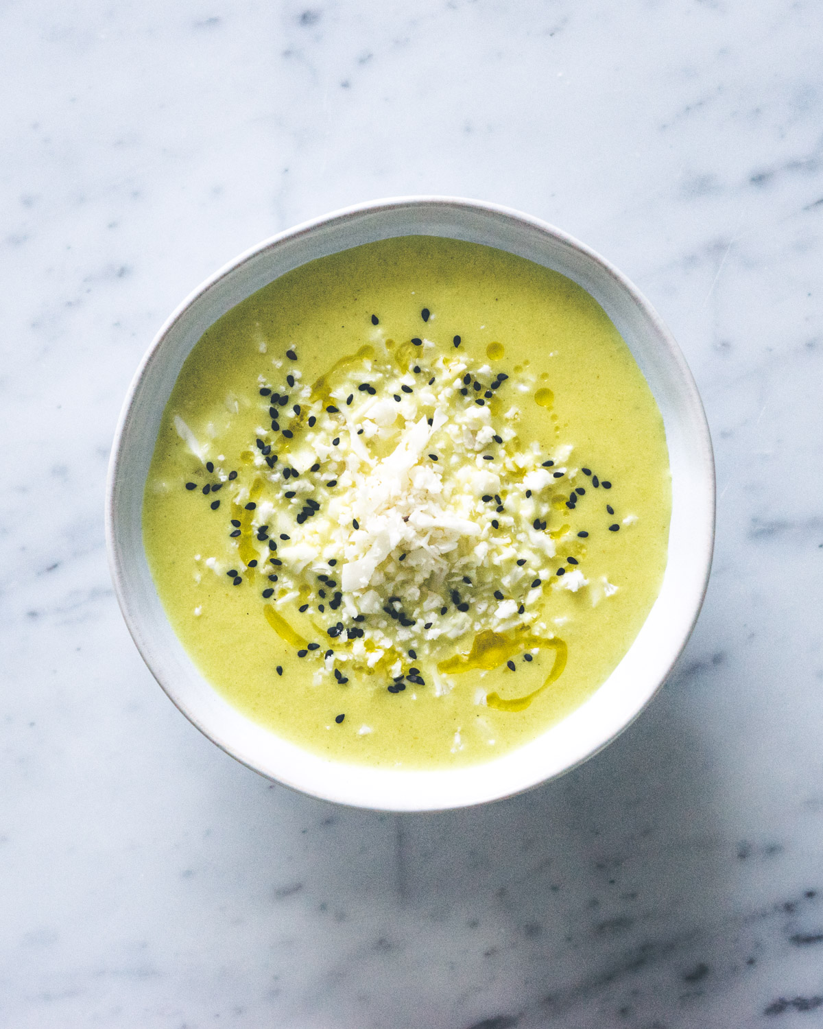 blomkålsuppe med karri