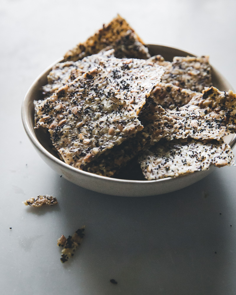 Frøkjeks med parmesan